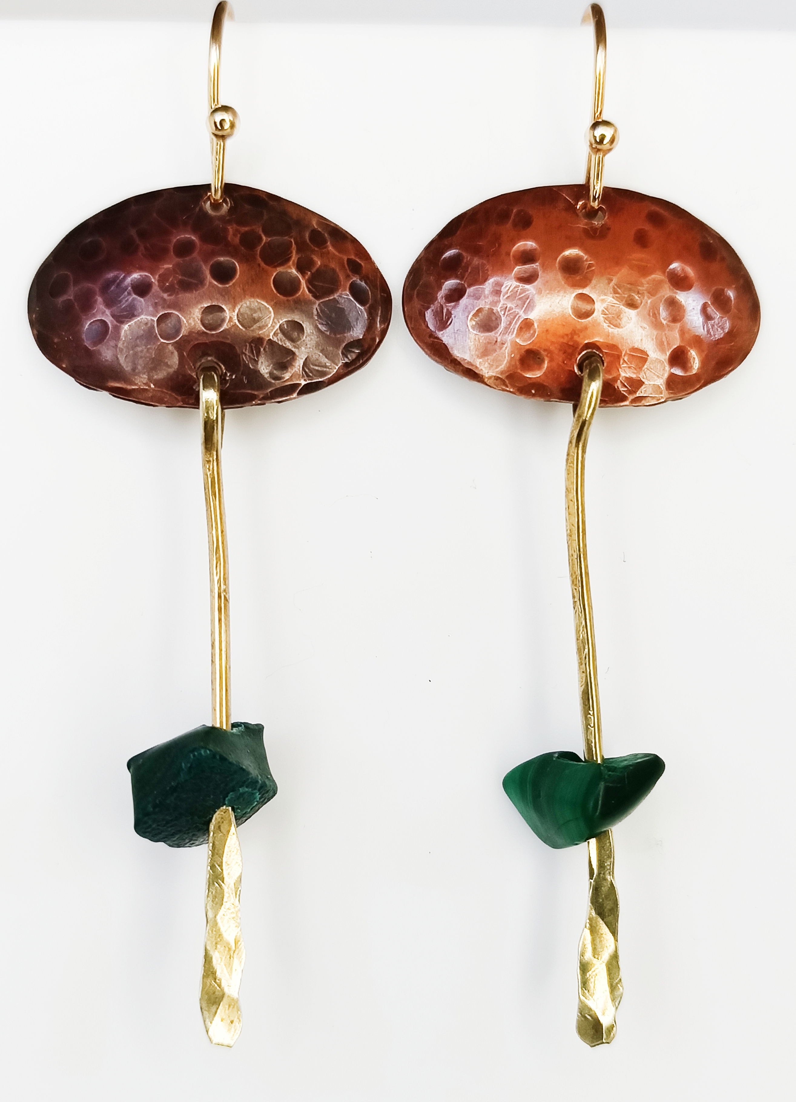 Boho earrings - Green Envy